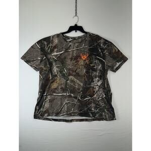 Hank Williams Jr Shirt Mens Small Realtree Camo Country Boy Can Survive Hunt